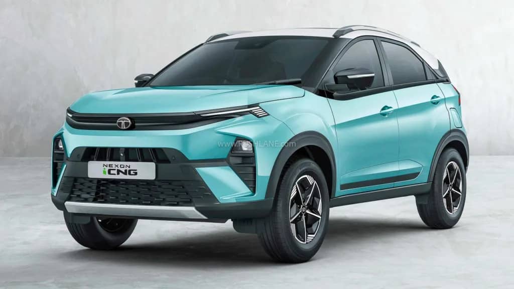 Tata Nexon CNG Unveiled at the Bharat Mobility Expo 2024 - All You Need to Know