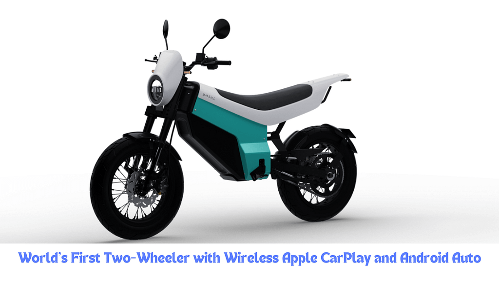 World's First Two-Wheeler with Wireless Apple CarPlay and Android Auto