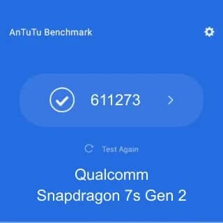 Qualcomm snapdragon 7s gen 2 antutu score