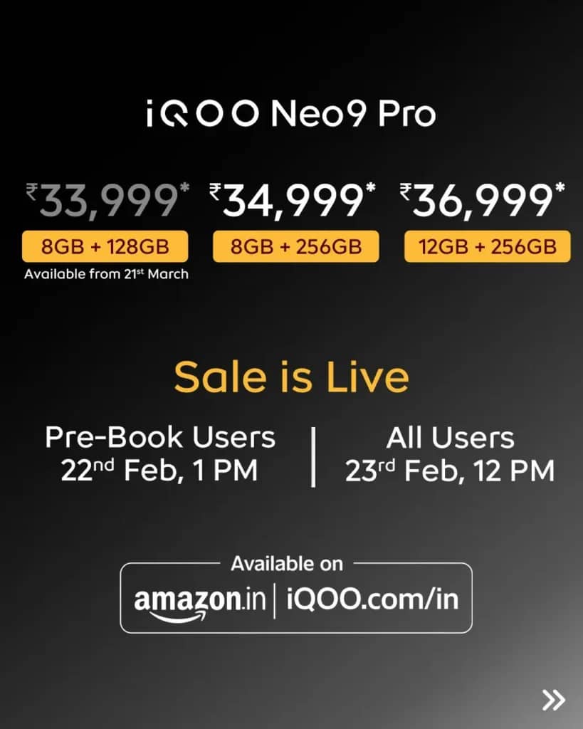 Unveiling 120W fast charging Phone: vivo iQOO Neo9 Pro