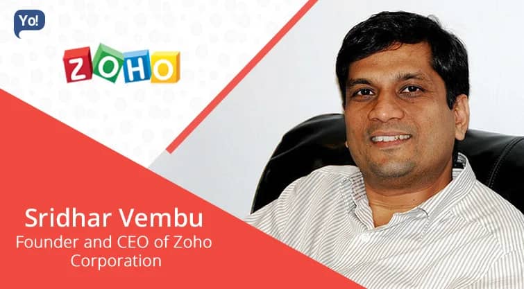 Sridhar Vembu Founder of Zoho Corporation